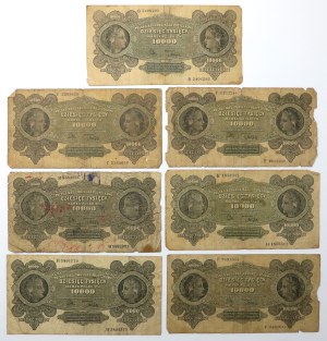 10.000 mkp 1922 - set (7pcs)