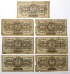 10.000 mkp 1922 - set (7pcs)