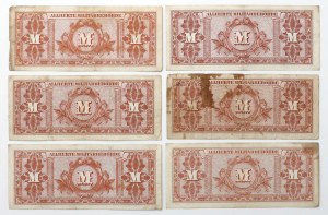 Germany, Allied Occupation, 100 Mark 1944 (6pcs)