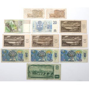 Czechosłowacja, 1 - 100 Korun 1953-2004 - zestaw (13szt)