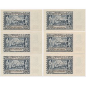 20 zł 1940 - O - zestaw (6szt)