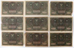 500 mkp 1919 August - set (9pcs)
