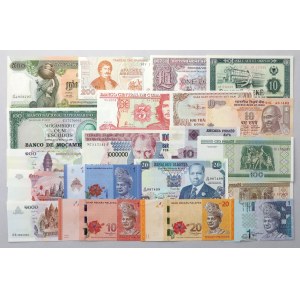 Zestaw banknotów zagranicznych (20szt)