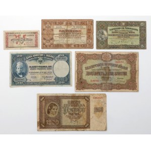 Europa, zestaw banknotów (6szt)