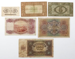 Europe, set de billets (6 pièces)