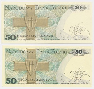 50 zł 1982 - DF, EE - zestaw (2szt)