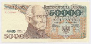 50.000 zł 1989 - Y