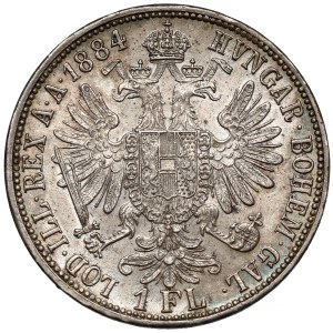 Austria, Franciszek Józef I, Floren 1884-A, Wiedeń