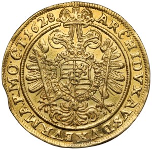 Silésie, Ferdinand II, 5 ducats 1628, Wrocław - très rare