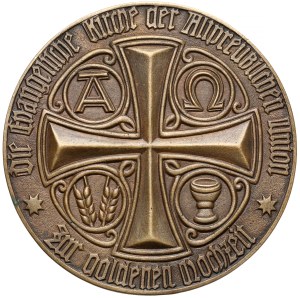 Germany, Medal without date - Evangelischen Kirche der Altpreussischen Union zur Goldenen Hochzeit (1926-1933).