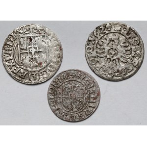 Zygmunt II Waza, Szeląg, Grosz i Półtorak 1621-1626 - zestaw (3szt)