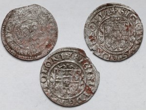 Sigismond III Vasa, Shillings 1623-1626 - set (3pc)