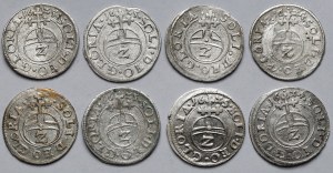 Germany, 2 krajcars (17th century) - set (8pcs)