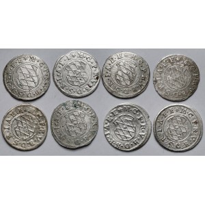Niemcy, Monety srebrne (XVII w.) - zestaw (8szt)