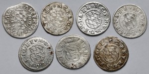 Allemagne, 2 krajcars (17ème siècle) - set (7pc)