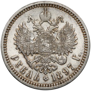 Russie, Nicolas II, Rouble 1897 AG, Saint-Pétersbourg