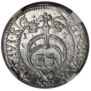 Zygmunt III Waza, Grosz (półtorak) Ryga 1617