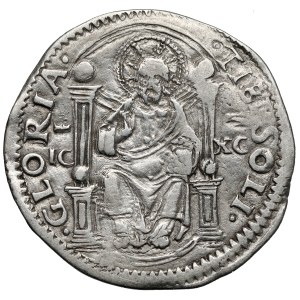 Włochy, Wenecja, Agostino Barbarigo (1486-1501) 1/2 liry bez daty