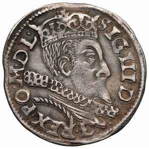 Zygmunt III Waza, Trojak Poznań 1597 - kwiat