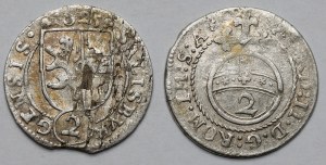 Germany, 2 krajcars 1625-1629 - set (2pcs)