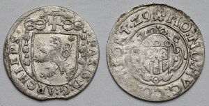 Germany, 2 krajcars 1625-1629 - set (2pcs)