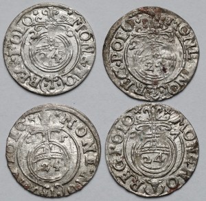 Sigismond III Vasa, Demi-traces Bydgoszcz 1620-1627 - set (4pcs)