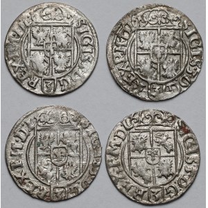 Zygmunt III Waza, Półtoraki Bydgoszcz 1620-1627 - zestaw (4szt)