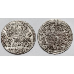 Zygmunt III Waza, Grosz Bydgoszcz 1623-1624 - zestaw (2szt)