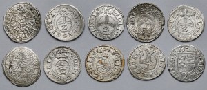 Allemagne, 2 krajcars (17ème siècle) - set (10pcs)