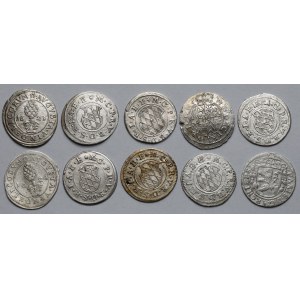 Niemcy, Monety srebrne (XVII w.) - zestaw (10szt)