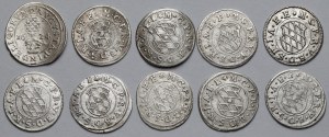 Allemagne, 2 krajcars (17ème siècle) - set (10pcs)