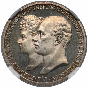 Mecklenburg-Schwerin, 2 marki 1904-A, Berlin - LUSTRZANE