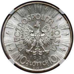 Piłsudski 10 zloty 1936