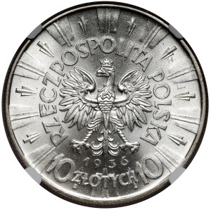 Piłsudski 10 zloty 1936