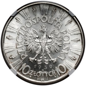 Piłsudski 10 złotych 1939