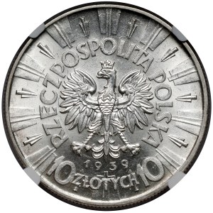 Piłsudski 10 złotych 1939