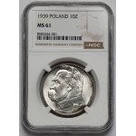 Piłsudski 10 złotych 1939
