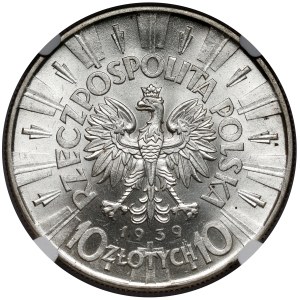 Piłsudski 10 złotych 1939