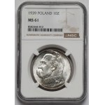 Piłsudski 10 złotych 1939