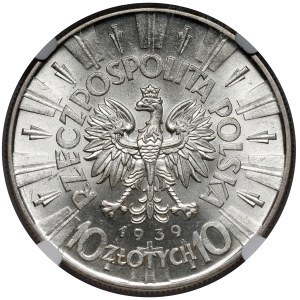 Piłsudski 10 złotych 1939