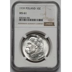 Piłsudski 10 złotych 1939