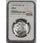Piłsudski 10 złotych 1939