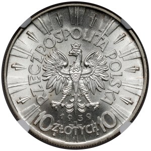 Piłsudski 10 złotych 1939