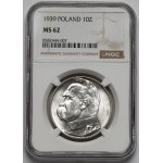 Piłsudski 10 złotych 1939