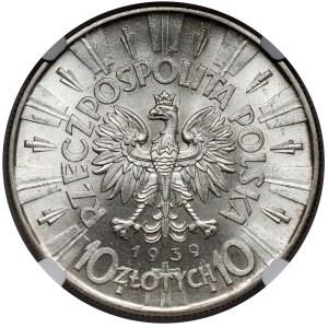 Piłsudski 10 złotych 1939