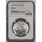 Piłsudski 10 złotych 1939