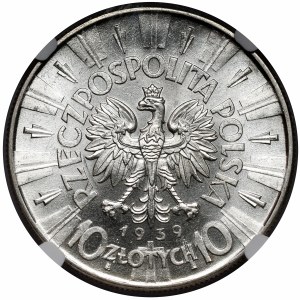 Piłsudski 10 złotych 1939