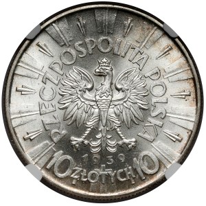 Piłsudski 10 złotych 1939