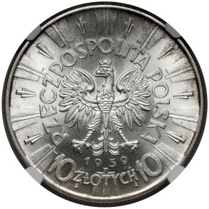 Piłsudski 10 złotych 1939