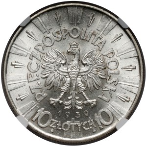 Piłsudski 10 złotych 1939